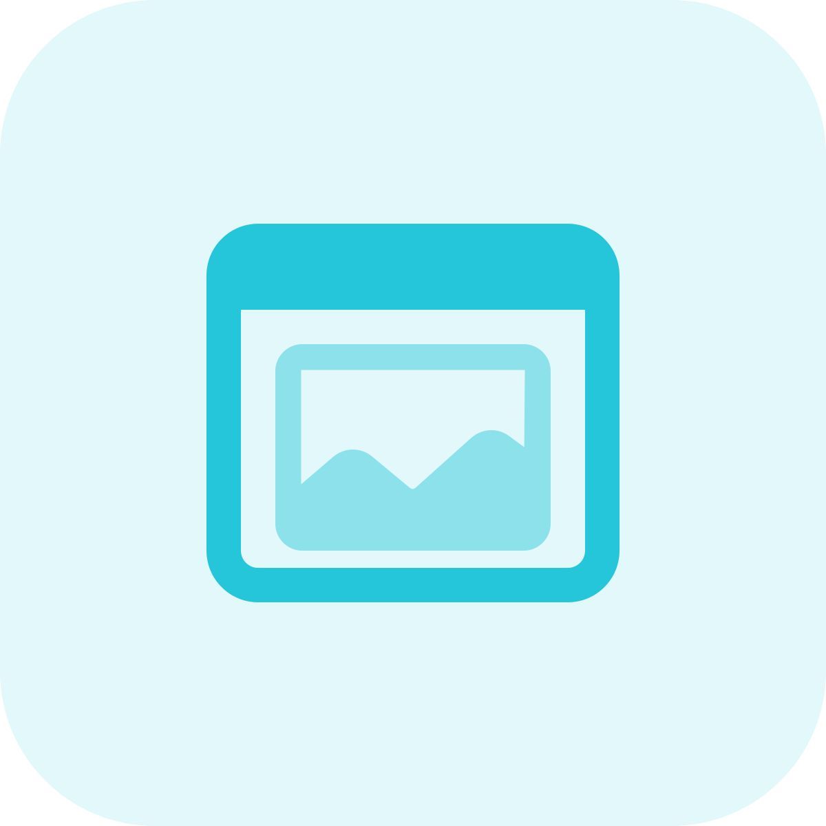 image on webpage icon