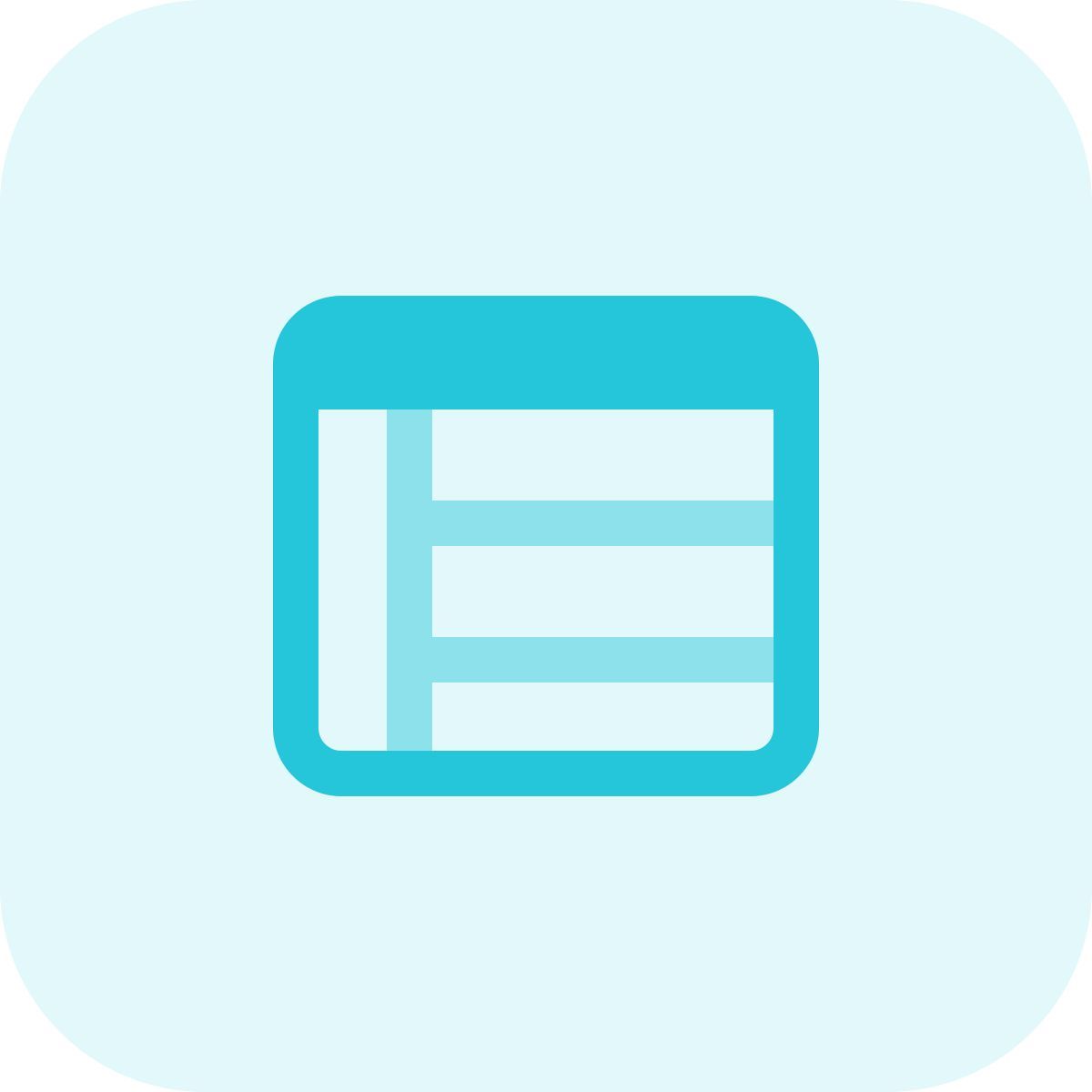 website layout icon