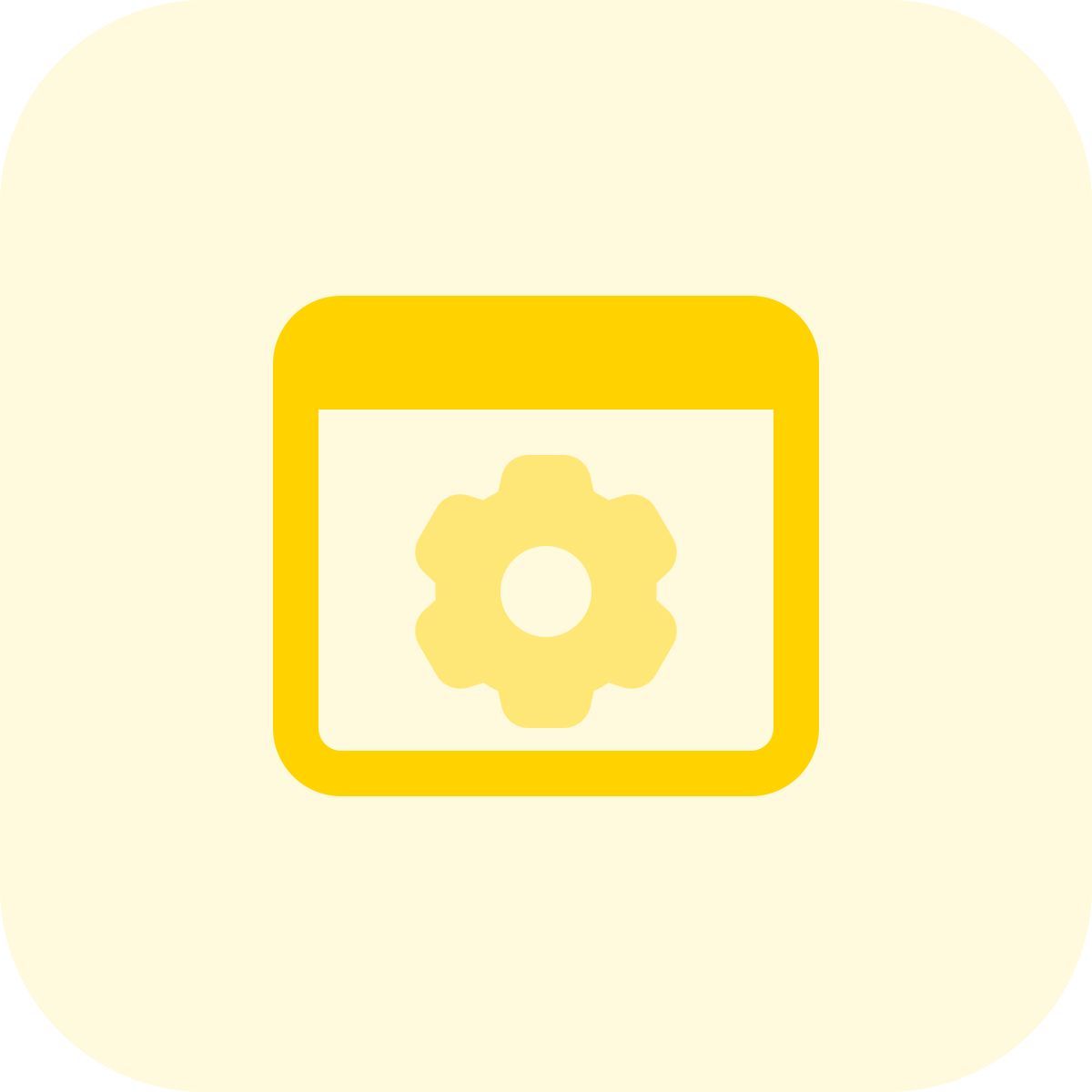 webpage settings icon