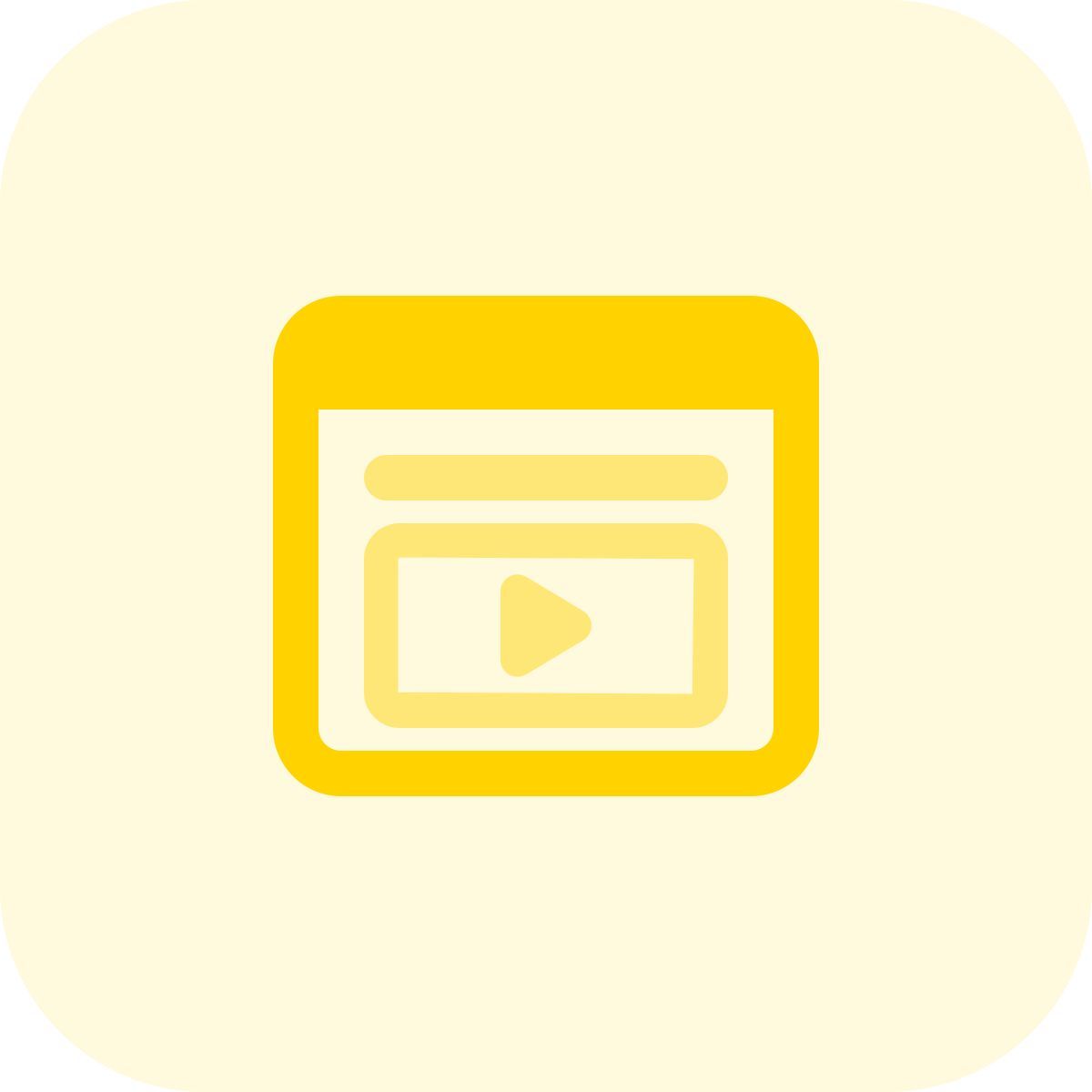 vidéo en ligne icon