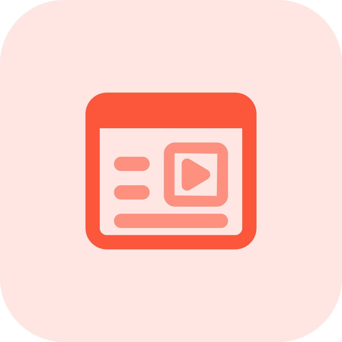 video description icon