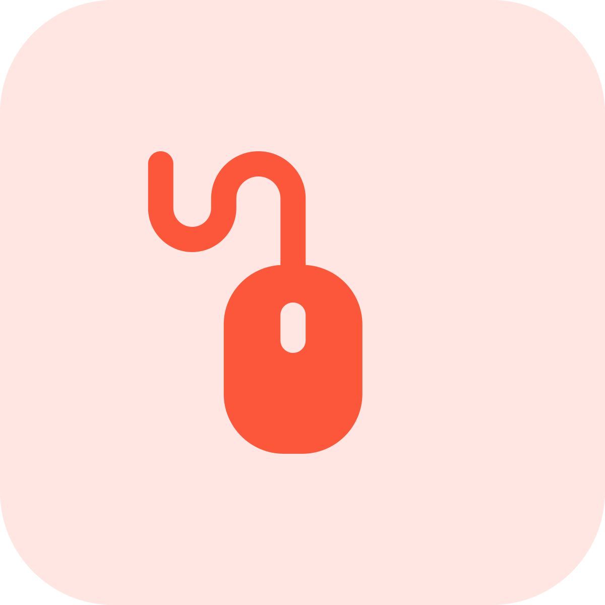 wired mouse icon