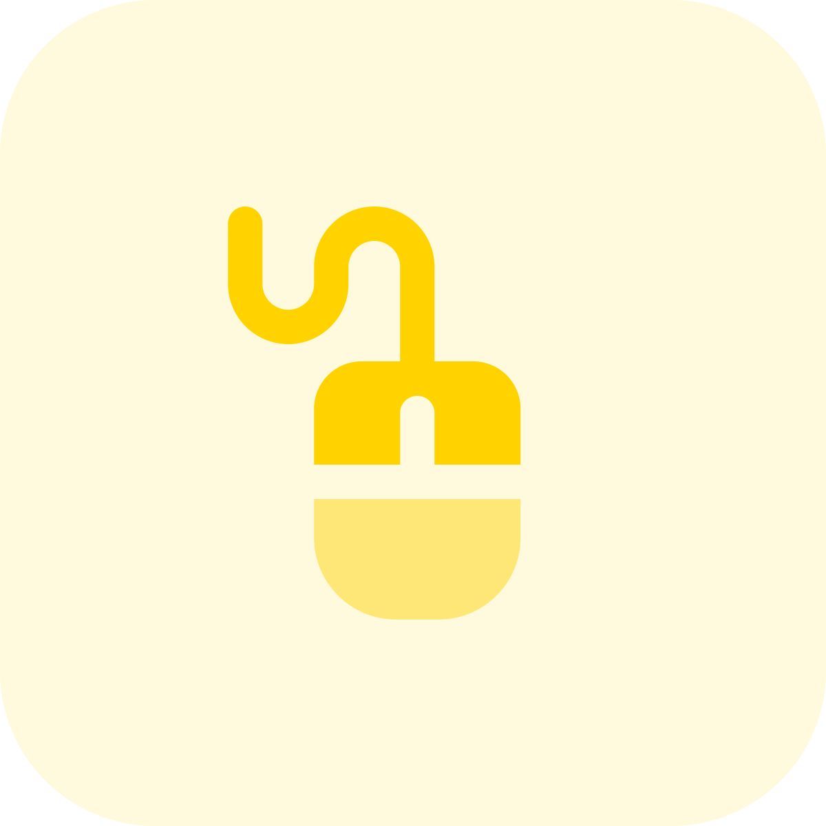 wired mouse icon