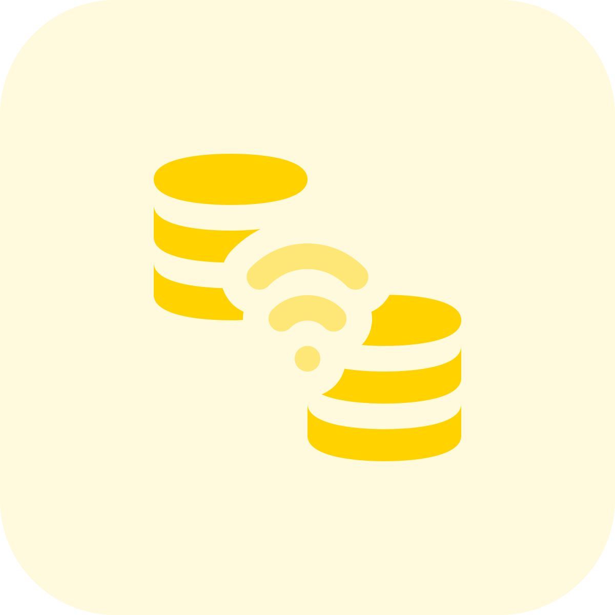 Sincronizzazione del database wireless icon