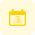 external audio-schedule-and-vocal-content-on-a-calendar-seo-tritone-tal-revivo icon
