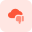 external bad-sector-in-cloud-network-with-thumbs-down-feedback-cloud-tritone-tal-revivo icon