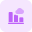 external bar-chart-infographics-on-the-cloud-network-cloud-tritone-tal-revivo icon