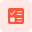 external conventional-ballot-paper-voting-with-checkbox-and-tick-votes-tritone-tal-revivo icon