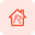 external dog-house-for-shelter-isolated-on-a-white-background-protection-tritone-tal-revivo icon