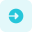 external enter-direction-arrow-towards-rightward-orientation-pointer-login-tritone-tal-revivo icon