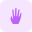 external four-fingers-hand-gesture-in-political-campaign-with-back-of-the-hand-votes-tritone-tal-revivo icon