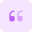 external inverted-quotation-mark-used-to-highlight-dialogues-text-tritone-tal-revivo icon