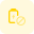 external no-power-or-battery-banned-indication-logotype-battery-tritone-tal-revivo icon