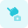 external one-click-touch-on-camera-isolated-on-white-background-touch-tritone-tal-revivo icon