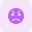 external sad-face-emoji-with-furrowing-eyebrows-expression-smiley-tritone-tal-revivo icon