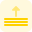 external upload-bar-with-arrow-pointing-upwards-layout-upload-tritone-tal-revivo icon