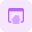 external web-browser-controlled-smart-home-isolated-on-white-background-house-tritone-tal-revivo icon