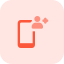 external add-a-new-contact-on-cell-phone-action-tritone-tal-revivo icon