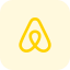 external airbnb-hassel-free-room-rental-service-logotype-logo-tritone-tal-revivo icon