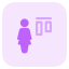 external alignment-at-top-of-a-word-document-for-an-businesswoman-to-adjust-fullsinglewoman-tritone-tal-revivo icon