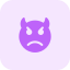 external angry-devil-face-emoticon-with-pair-of-horn-smiley-tritone-tal-revivo icon