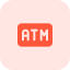external automated-teller-machine-for-making-financial-transactions-from-a-bank-account-money-tritone-tal-revivo icon