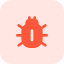 external bug-on-personal-computer-internal-system-isolated-on-whie-background-security-tritone-tal-revivo icon