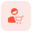 external buying-a-grocery-item-online-on-e-commerce-website-classic-tritone-tal-revivo icon