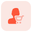 external buying-a-grocery-item-online-on-e-commerce-website-closeupman-tritone-tal-revivo icon