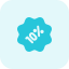 external clothing-store-discount-offer-of-about-ten-percent-badges-tritone-tal-revivo icon