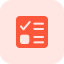external conventional-ballot-paper-voting-with-checkbox-and-tick-votes-tritone-tal-revivo icon