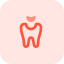 external dental-filling-of-a-tooth-isolated-on-a-white-background-dentistry-tritone-tal-revivo icon