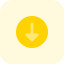 external down-arrow-direction-button-to-download-and-save-basic-tritone-tal-revivo icon
