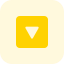 external down-arrow-navigation-button-on-computer-button-keyboard-tritone-tal-revivo icon