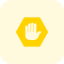 external hand-gesture-for-stop-or-blocked-layout-landing-tritone-tal-revivo icon