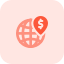 external international-location-money-business-concept-layout-logotype-business-tritone-tal-revivo icon