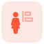 external left-alignment-of-a-word-document-for-an-businesswoman-to-adjust-fullsinglewoman-tritone-tal-revivo icon