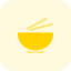 external noodle-or-rice-bowl-with-chopsticks-pair-of-handmade-bowls-chinese-tritone-tal-revivo icon
