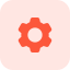 external setting-cog-wheel-tooth-gear-shape-isolated-on-white-background-setting-tritone-tal-revivo icon