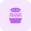 external smart-speaker-with-voice-assistant-service-isolated-on-a-white-background-house-tritone-tal-revivo icon