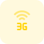 external third-generation-internet-connectivity-strength-status-logotype-mobile-tritone-tal-revivo icon