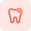 external tooth-decay-repair-from-a-dentistry-isolated-on-a-white-background-dentistry-tritone-tal-revivo icon