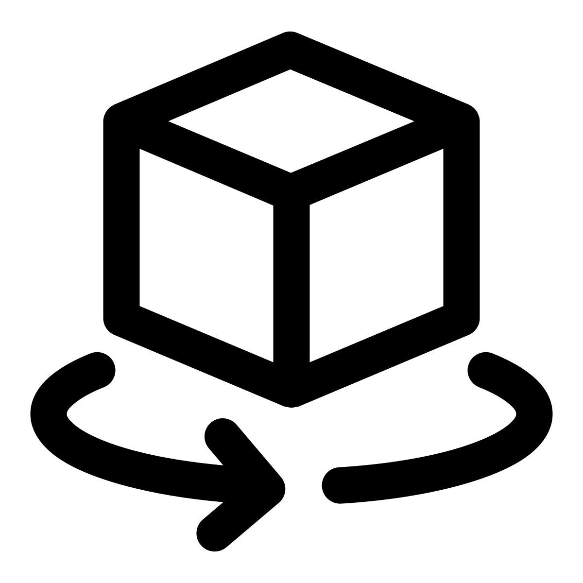 360, 360 view, cube, arrow, angle, meta, verse icon