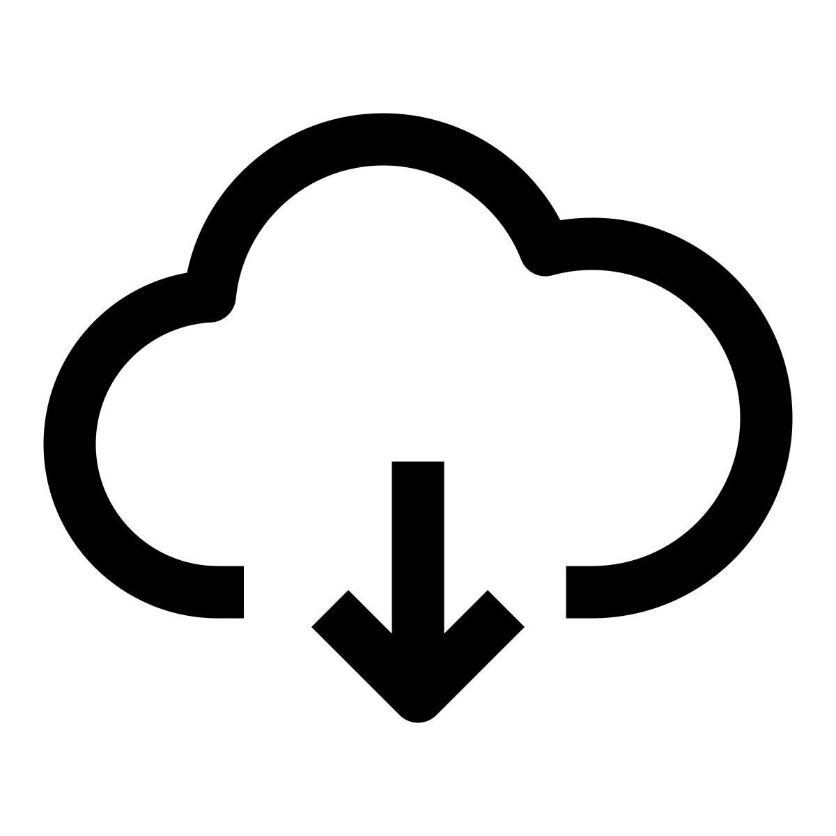cloud download icon