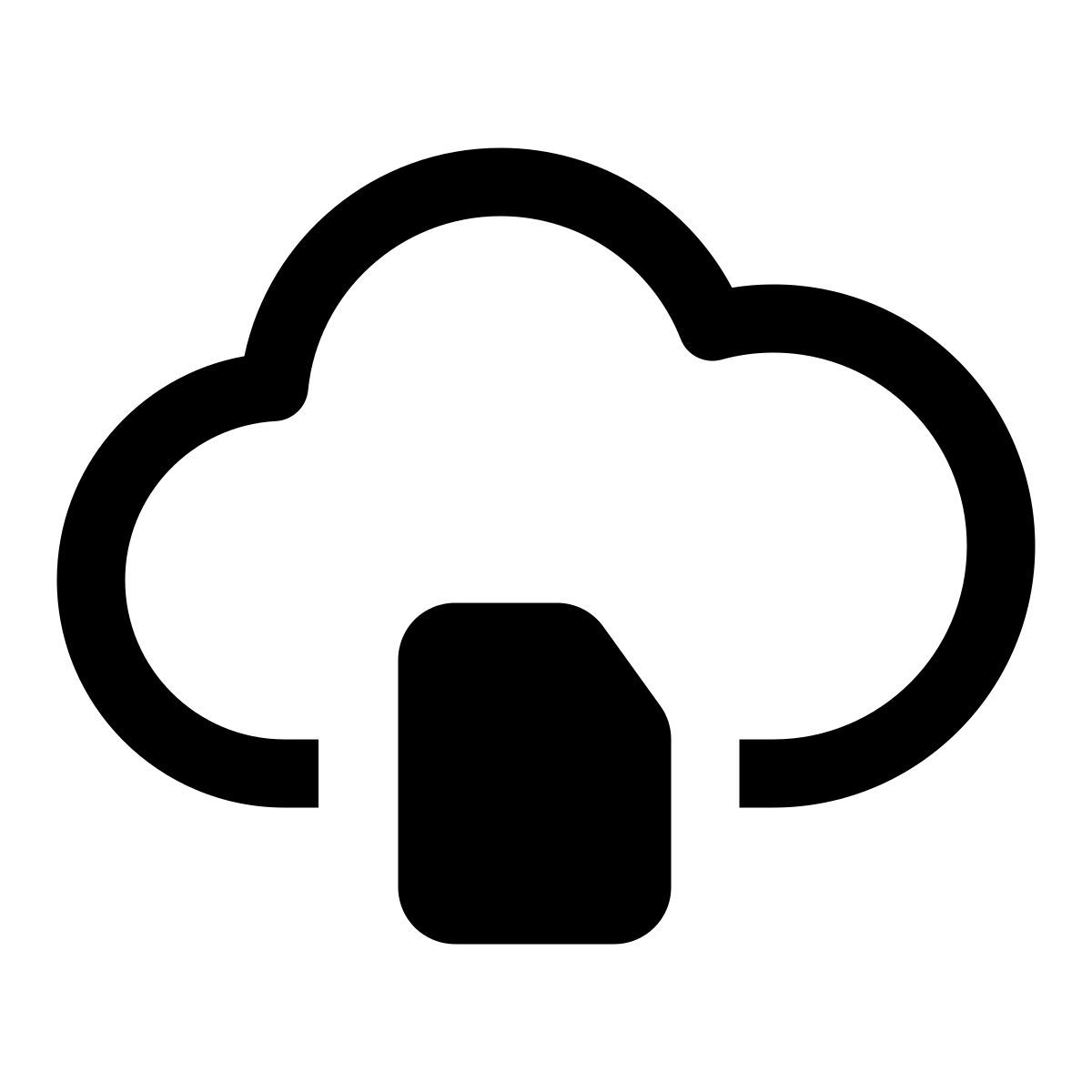 cloud file icon