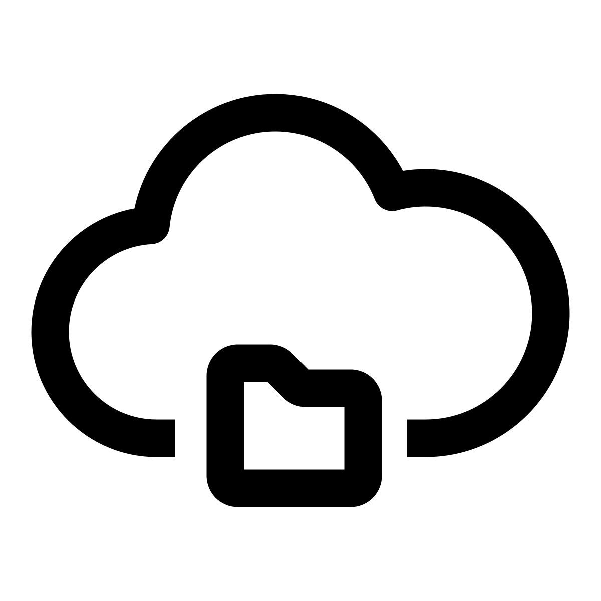 cloud folder icon