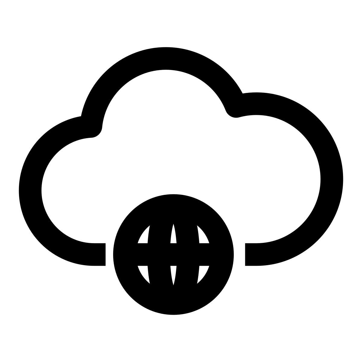 cloud hosting icon