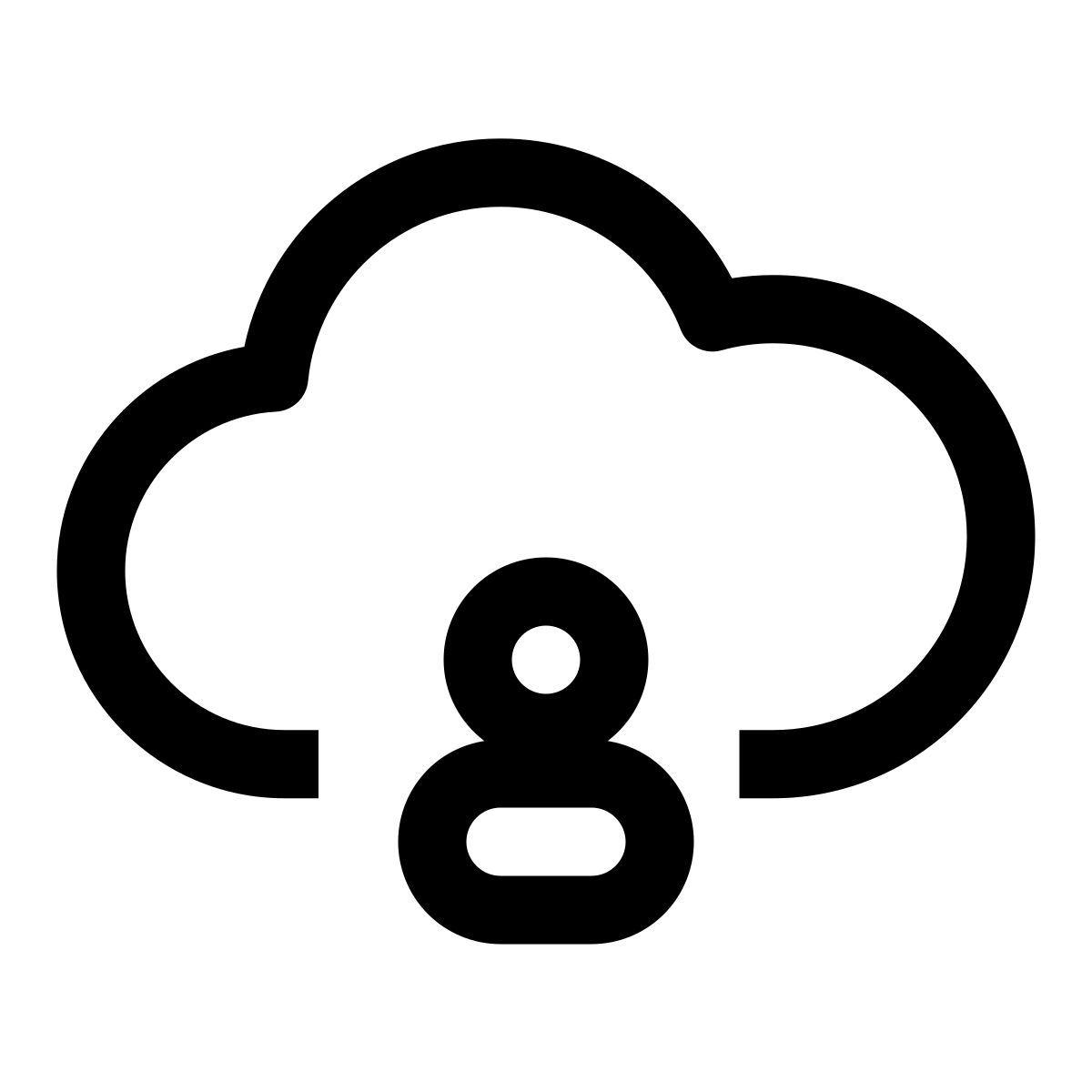 cloud user icon