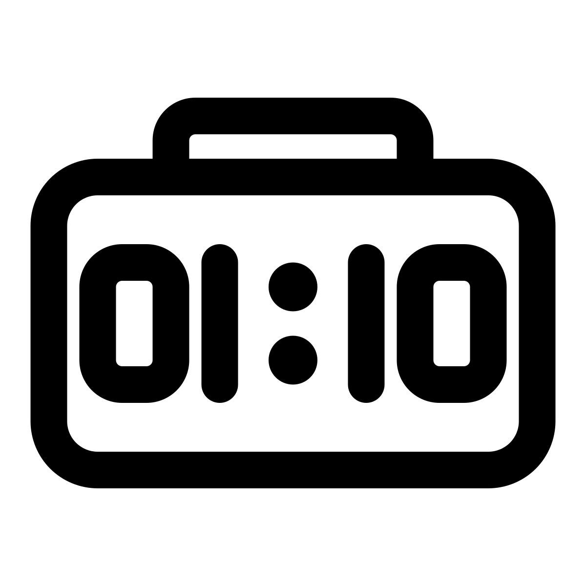 orologio digitale icon