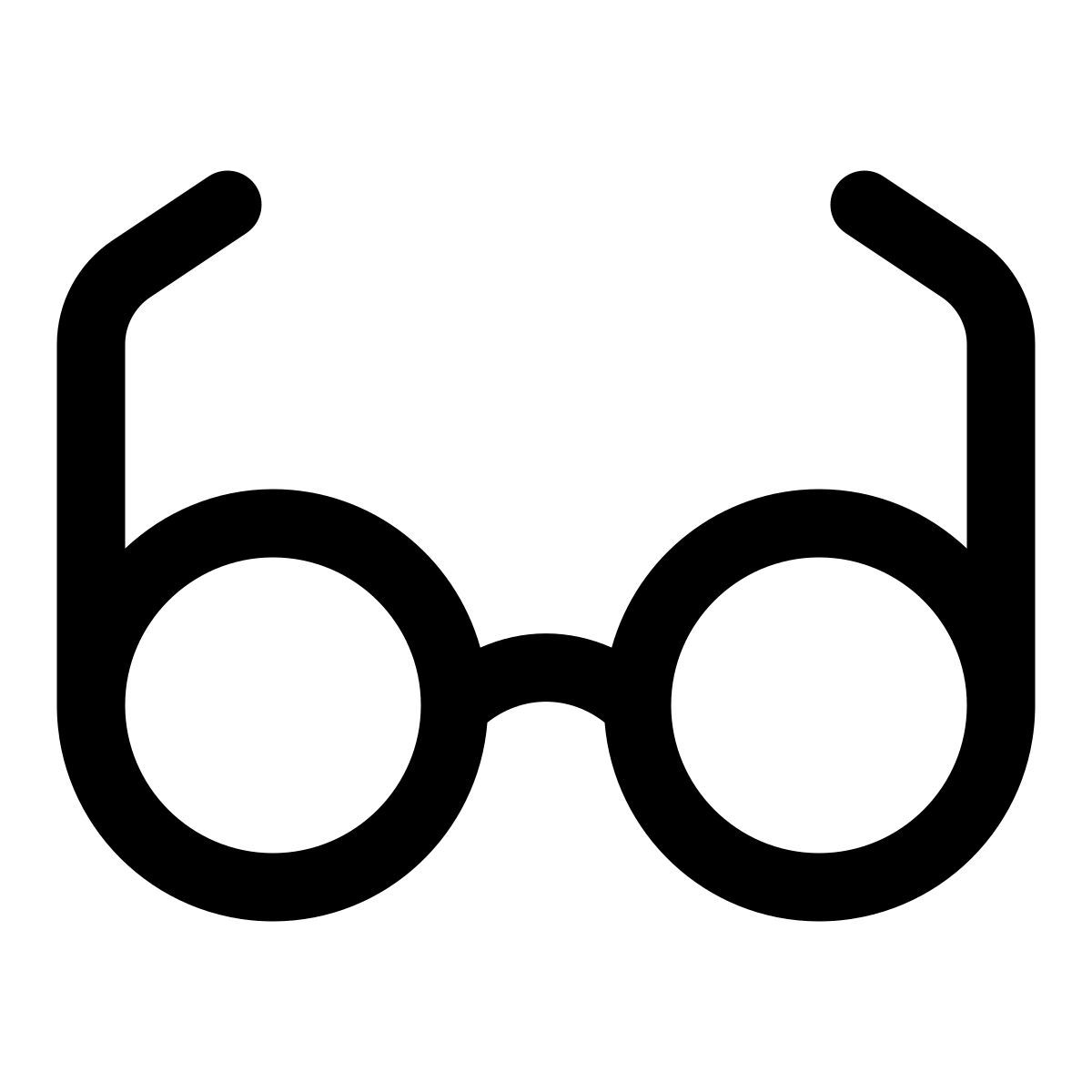 reading glasses icon